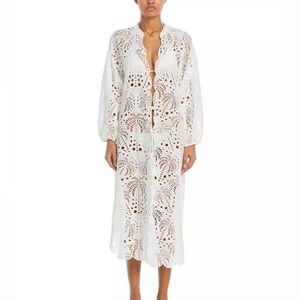 FARM Rio Laise Corton Eyelet Coverup Dress